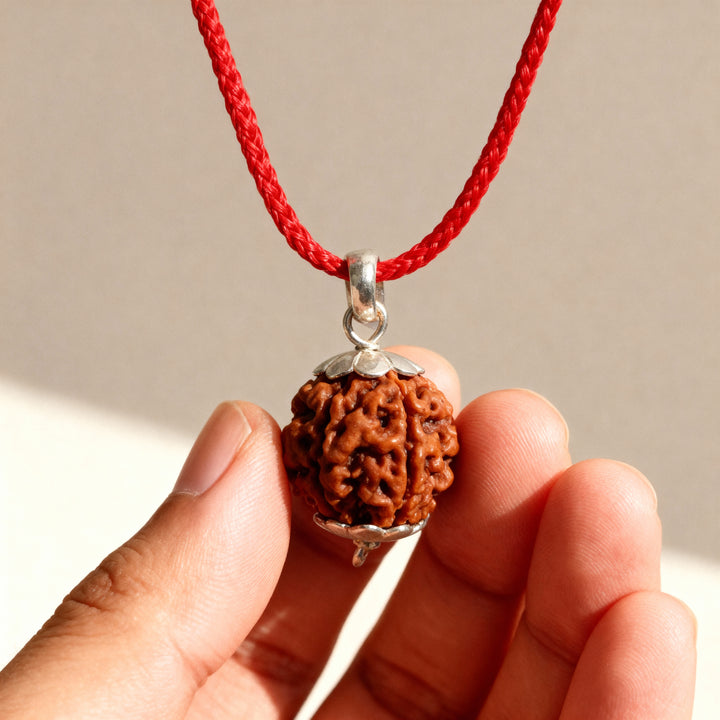 Original 11 Mukhi Rudraksha (Nepal) – Success, Protection & Courage Medium Copper Cap