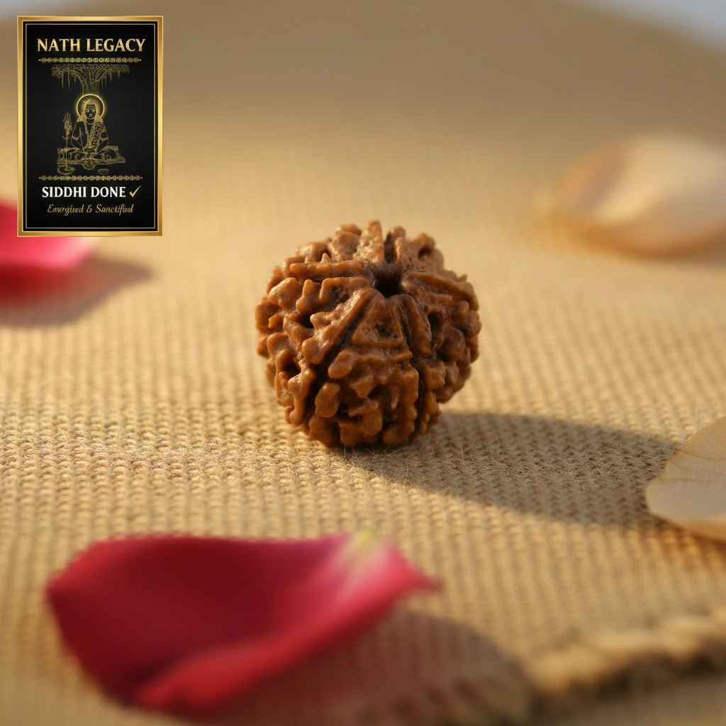 Original 5 Mukhi Rudraksha from Nepal - Nath Legacy Siddha Energised Certified