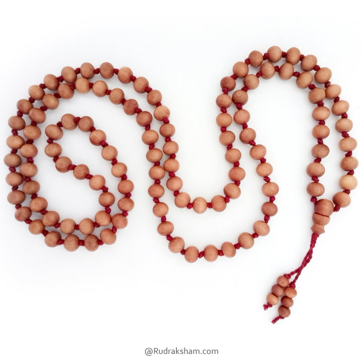 White Chandan Mala 10.00 mm