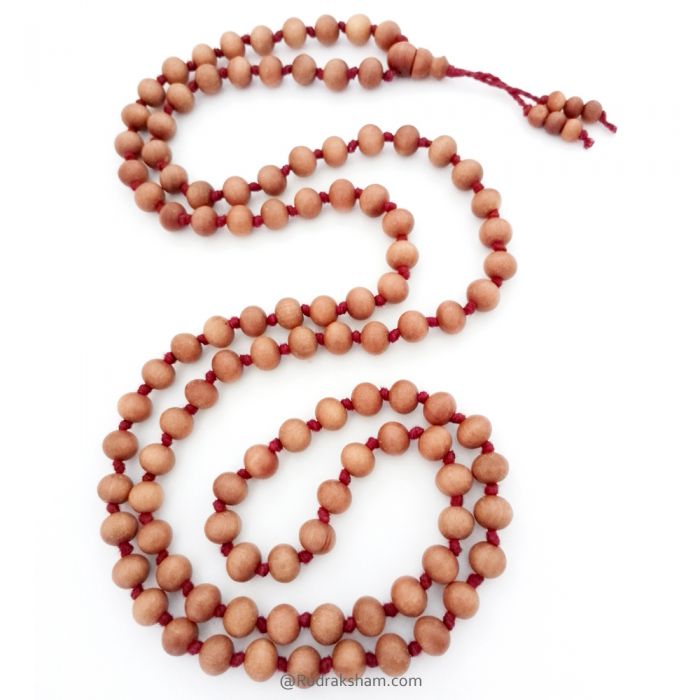 White Chandan Mala 8.00 - 8.50 mm