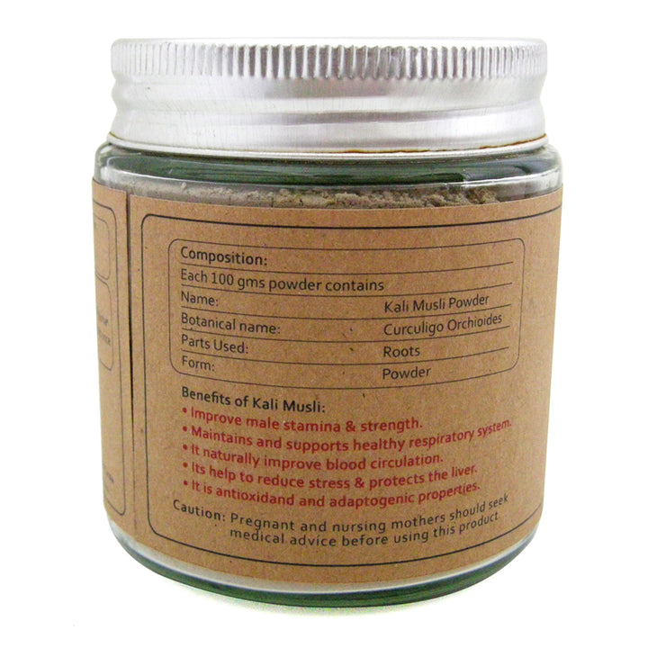  Shyah Musali Powder 150 Gram Glass Jar