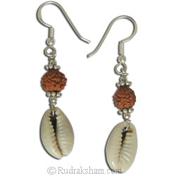 Kauri and Rudraksha Earring