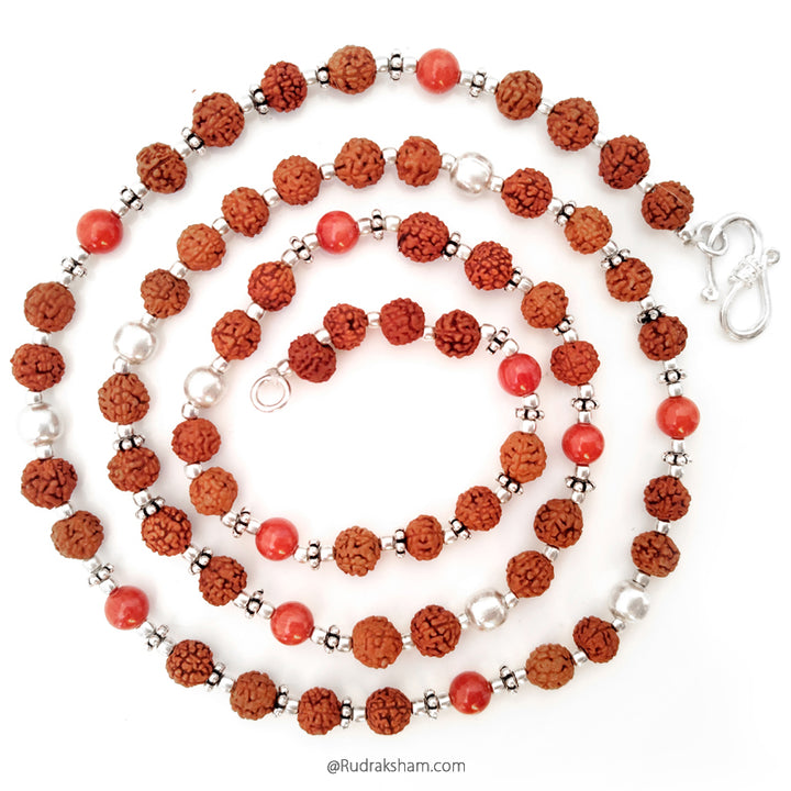  Mars Necklace With Silver Accessories