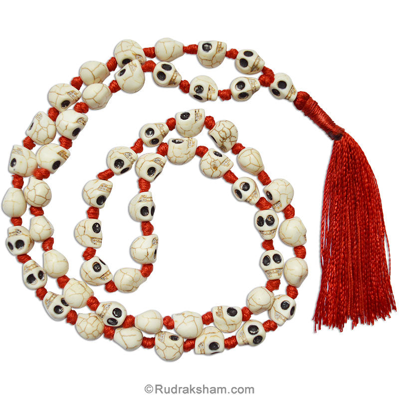 Narmund Mala - Brown Eye Skull Rosary
