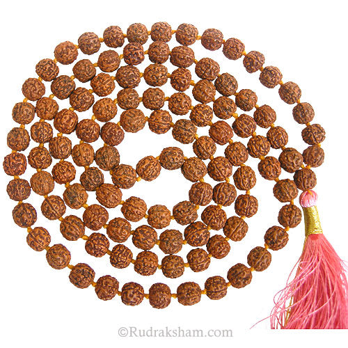 8mm Pathri Chikna Beads Rudraksha Japa Mala Rosary | Rudraksha Pathri Mala | High Quality Indonesian Beads Mala