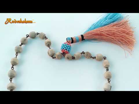 27 Beads Tulsi Japa Mala in Copper, Tulasi Mala, Krishna Mala Rosary