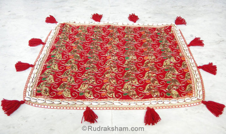 Designer Cloth Puja Aasan For God