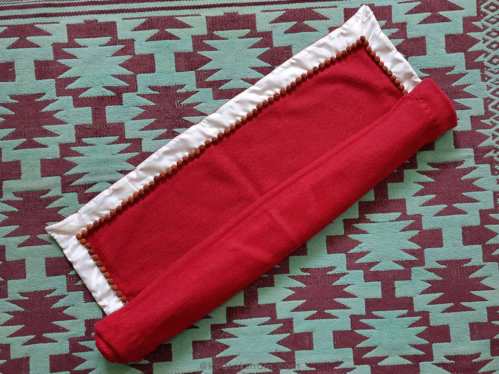Woolen Puja Asana Red