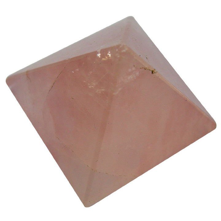 Natural Rose Quartz Pyramid | Rose Quartz Crystal Pyramid | Rose Quartz Stone Pyramid for Reiki Healing | Rose Quartz Vastu Pyramid