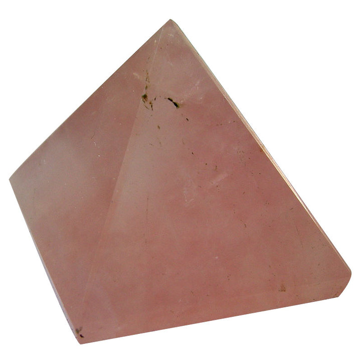Natural Rose Quartz Pyramid | Rose Quartz Crystal Pyramid | Rose Quartz Stone Pyramid for Reiki Healing | Rose Quartz Vastu Pyramid