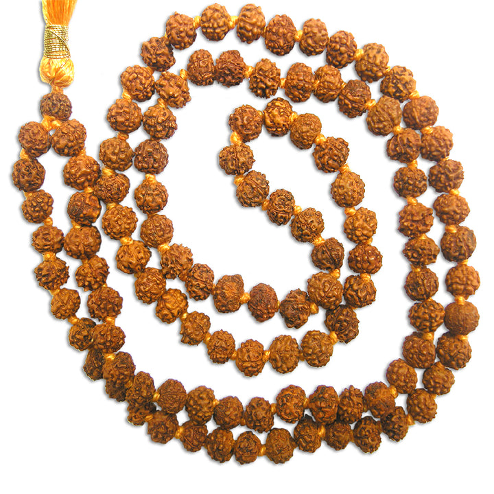 5mm Rudraksha Mala Necklace to Control Blood Pressure | Rudraksha Japa Mala Rosary 5mm