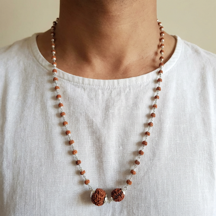 Scorpio (Vrischhik) Intuition & Financial Gain Bundle - 5 & 2 Mukhi Rudraksha