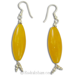 Yellow Stone Earring