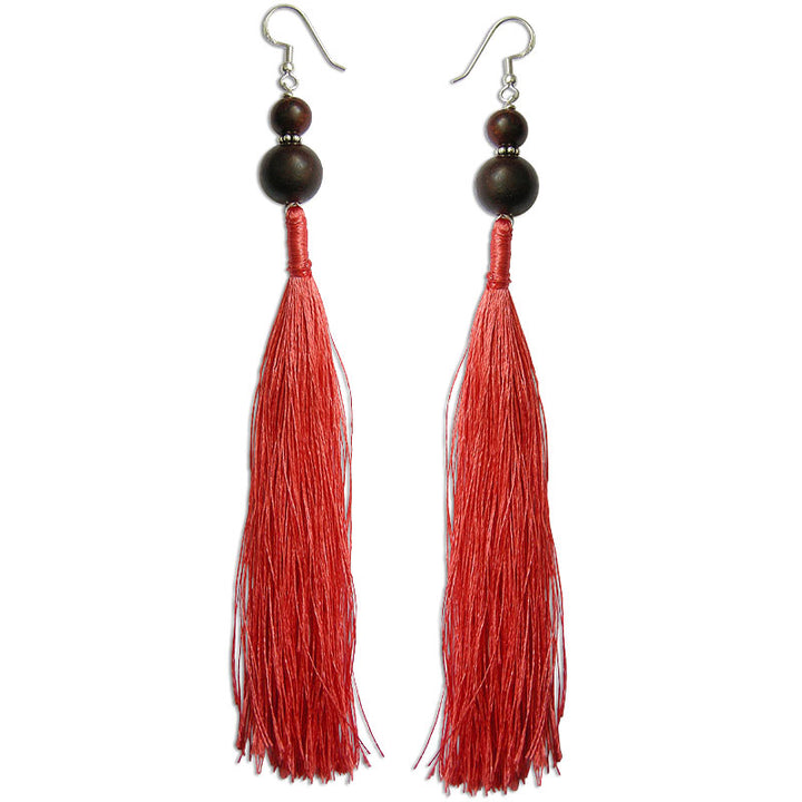Sandalwood - Chandan Tassel Earring