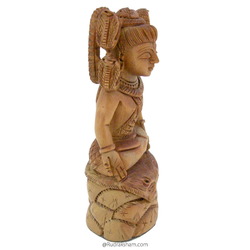 Lord Shiva Murti in White Sandalwood