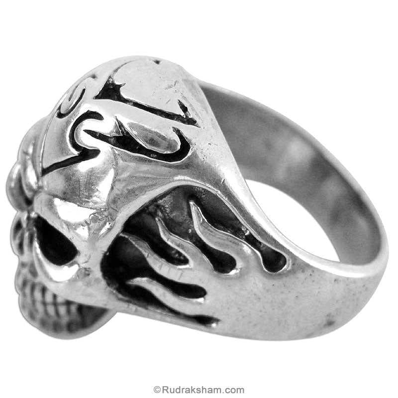 Skull Ring | Silver Skull Ring for Boys and Girls | Unisex Skull Ring | Online Skull Rings in India | Narmund Ring
