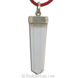 Flat Crystal Point Pendant
