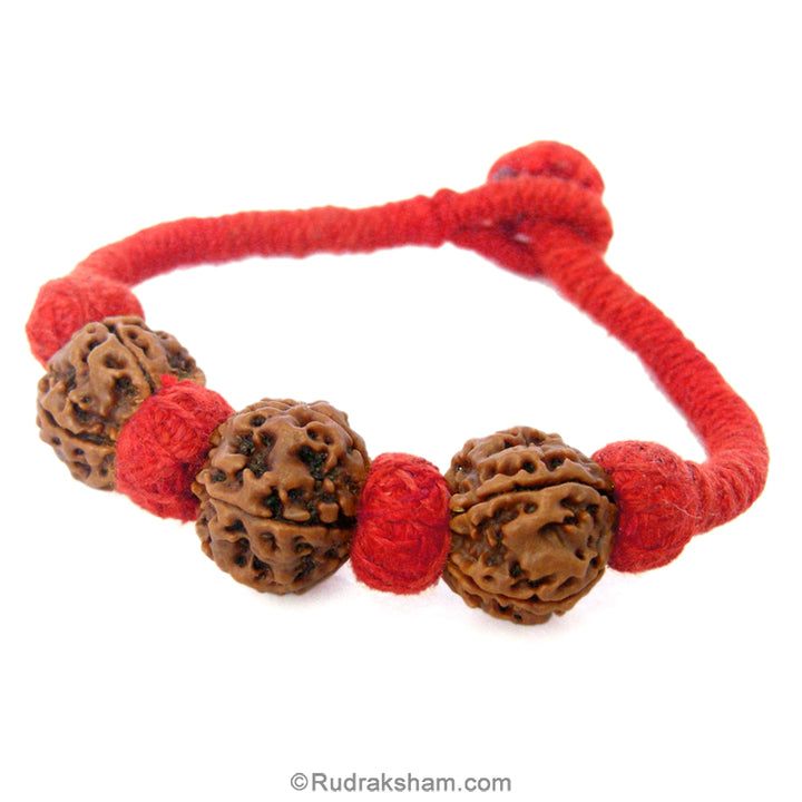 Triple 5 Mukhi Wrist Band