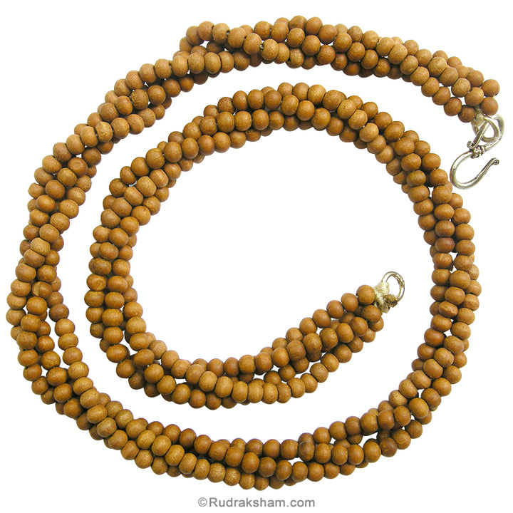 White Chandan Neckband 3 mm