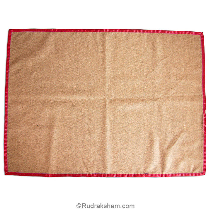 Woolen Puja Asana Camel Color