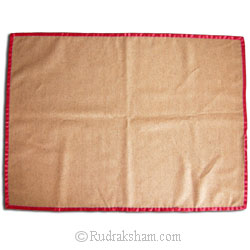 Woolen Puja Asana Camel Color