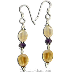 Golden Topaz Earring