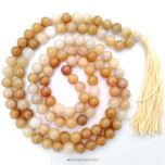 Yellow Aventurine Mala | 108 Beads Aventurine Gemstone Mala | Healing and Chakra Mala Rosary