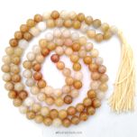 Yellow Aventurine Mala | 108 Beads Aventurine Gemstone Mala | Healing and Chakra Mala Rosary
