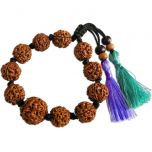 4 Mukhi Rudraksha Beads Power Mala Bracelet | Four Mukhi for Mercury and Goddess Saraswati