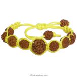 5 Mukhi Rudraksha Thread Bracelet