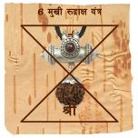 6 Mukhi Rudraksha Yantra Kavach - Six Mukhi Rudraksha Yantra On Bhoj Patra | Collector 6 Mukhi Rudraksha Bead Pendant | Energised 6 Faced ( Mukhi ) From Nepal
