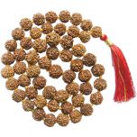  6 Mukhi Rudraksha Nepalese Mala In Thread | Six Mukhi Beads Mala Necklace | 6 Mukhi Rudraksha Mala Benefits