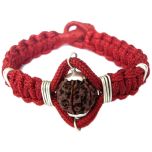 6 Mukhi Rudraksha Wrist Band in Copper Caps & Copper Wire | Nepal Six Mukhi Wrist Bracelet | Unisex Wrist band for all Ages | Energised 6 Mukhi wrist Band in Thread