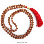 6 Mukhi Rudraksha Indonesian Beads Japa Mala | 108 Beads Java Six Mukhi Rudraksha Beads Mala Rosary | 6 Mukhi Beads for Venus 