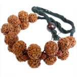 6 Mukhi Rudraksha Armlet in Black thread | Six Mukhi Rudraksha Bead Thread Armlet | 6 Mukhi Rudraksha Beads Arm Bracelet | Six faced Rudraksha Meditation Arm Bracelet 