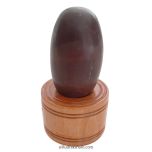 Narmdeshwar Shivling with Wooden Jalhari Base - 3