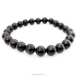 Black Tourmaline Bracelet In Elastic