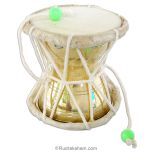 Brass Damroo - Damru, Monkey Talking Drum, Indian Traditional Musical Drum, Lord SHIVA Drum, Brass Drum