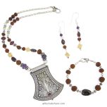 Multistone - Rudraksha Jewelry Set