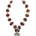 INDRA ki MALA Fine Rudraksha Beads | Buy Original Siddh Indra mala | 1 to 14 Mukhi Rudraksha Beads Mala with Ganesh