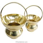 Kamandal Set / Pooja Brass Kamandal, Kamandalam, Kamandalu