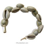  Kauri Bracelet, Kaudi Beads Bracelet - Cowry Shell wrist Mala, Sea Shell Bracelet, Cowrie Seashell Thread wrist band, Beach Cowrie Jewelry