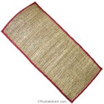 Kusha Mat - Puja / Pooja Asana - 6 Feet Kush Grass Meditation Mat | Darbha Grass Yoga Mat | Prayer Rug | Handmade Aasana Mat for Meditation | Natural Yoga Mat | Also available with Cover