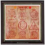  Navagraha Yantra - Framed