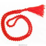 Wool Mala | Woolen mala | Ram wool mala | Handmade Knotted Light Weight Buddhist Wool Mala Rosary 108 Beads 7-8 mm | Wool Wrist mala