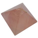 Natural Rose Quartz Pyramid | Rose Quartz Crystal Pyramid | Rose Quartz Stone Pyramid for Reiki Healing | Rose Quartz Vastu Pyramid