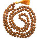 6mm Rudraksha Mala Necklace for Wearing |  Rudraksha Japa Mala Rosary 6mm | Rudraksha Necklace to Control Blood Pressure