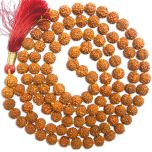 8 - 8.5mm Rudraksha Mala | Buy Online Rudraksha Beads Mala Rosary