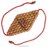 Sandalwood Healing Hand Band | Red and White Sandalwood Designer Wrist Band | Rakta Chandan- Safed Chandan Healing Bracelet