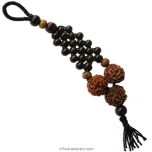 Speech Power - Kavach Charm, 4 Mukhi Rudraksha Kavach for blessings of Goddess Saraswati, Ideal for students, scientists, researchers, scholars, artists, writers, journalists
